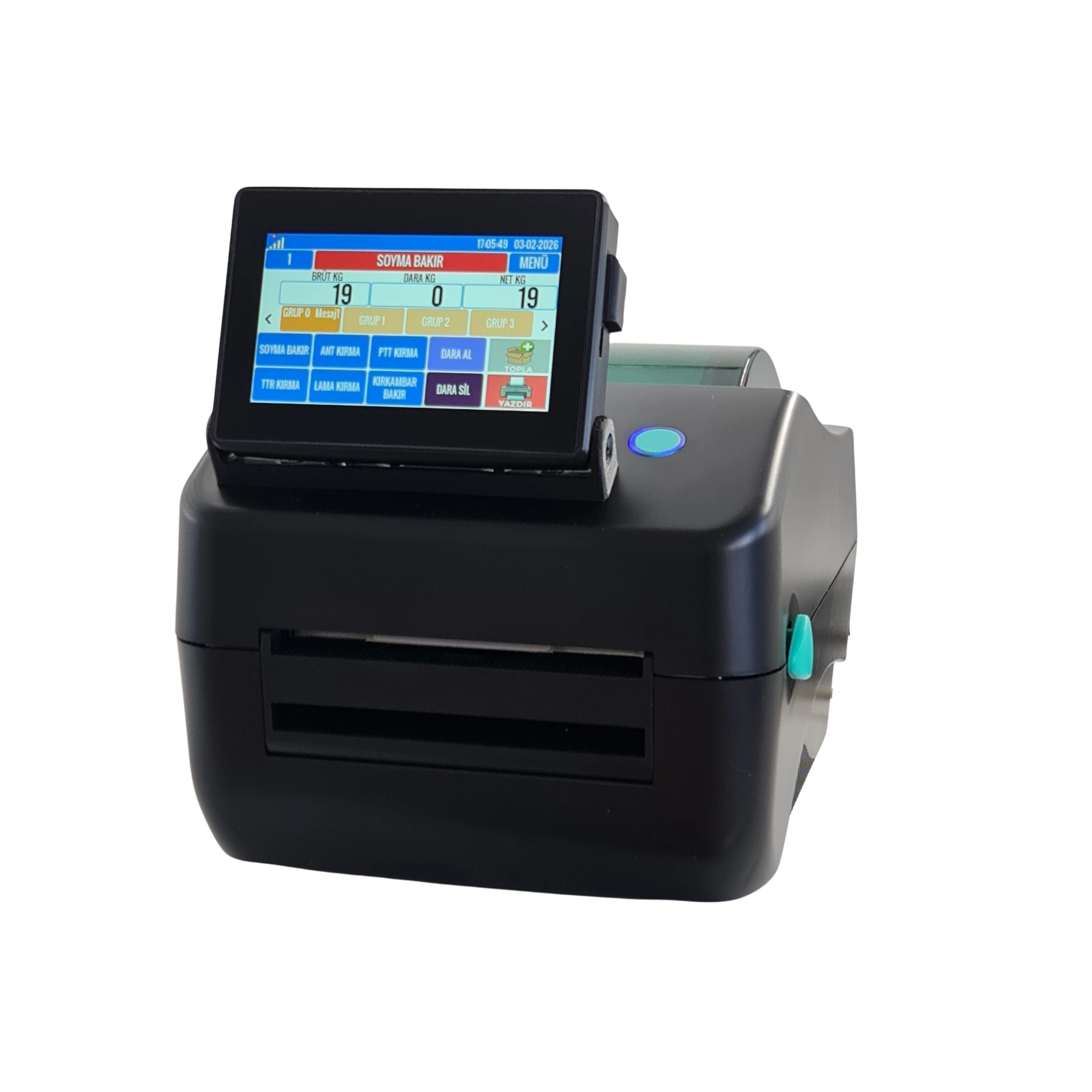 EYZ100R-ÜH 4” Direkt Termal Tartım Entegrasyon Ürün Hafızalı Etiket Yazıcı