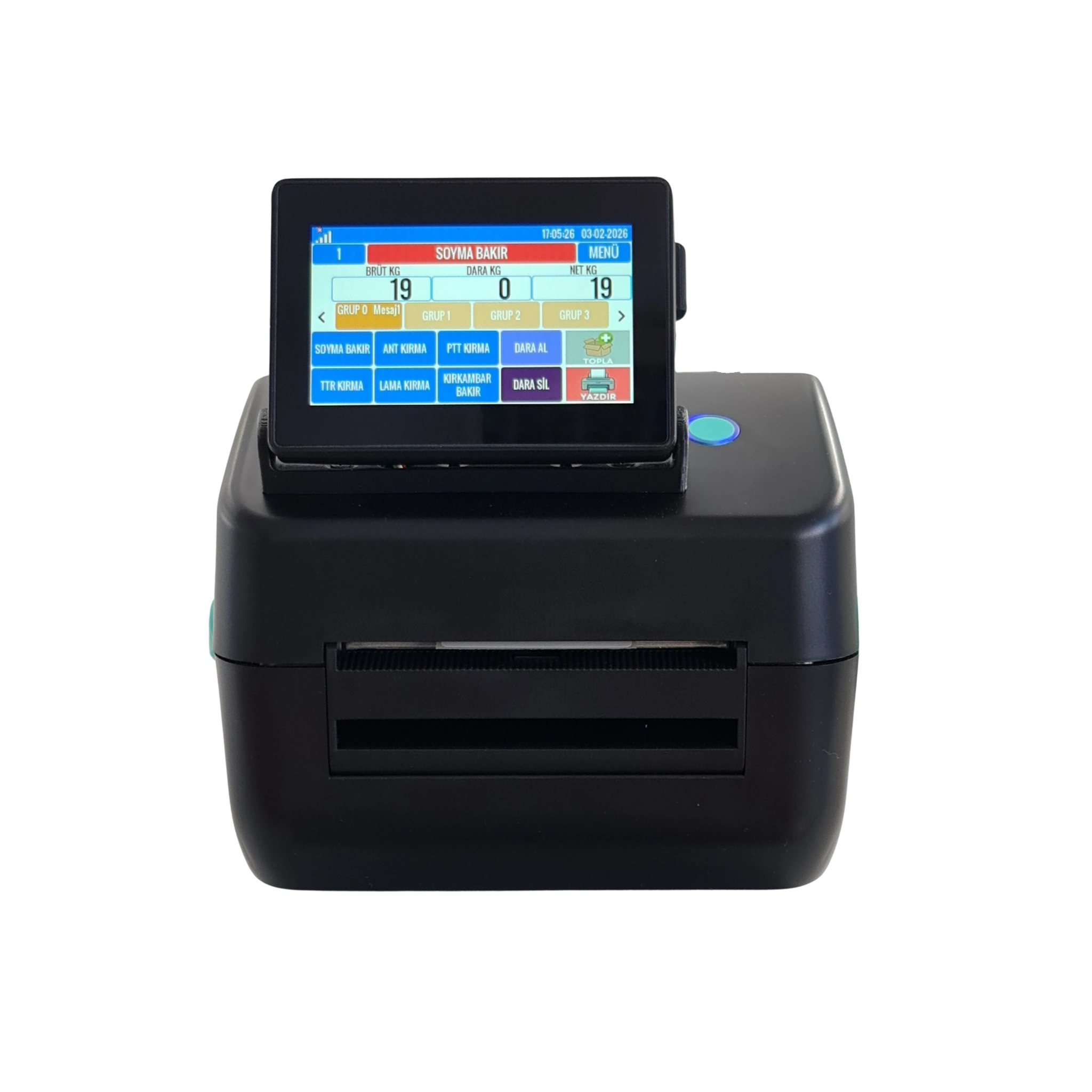 EYZ100R-ÜH 4” Direkt Termal Tartım Entegrasyon Ürün Hafızalı Etiket Yazıcı